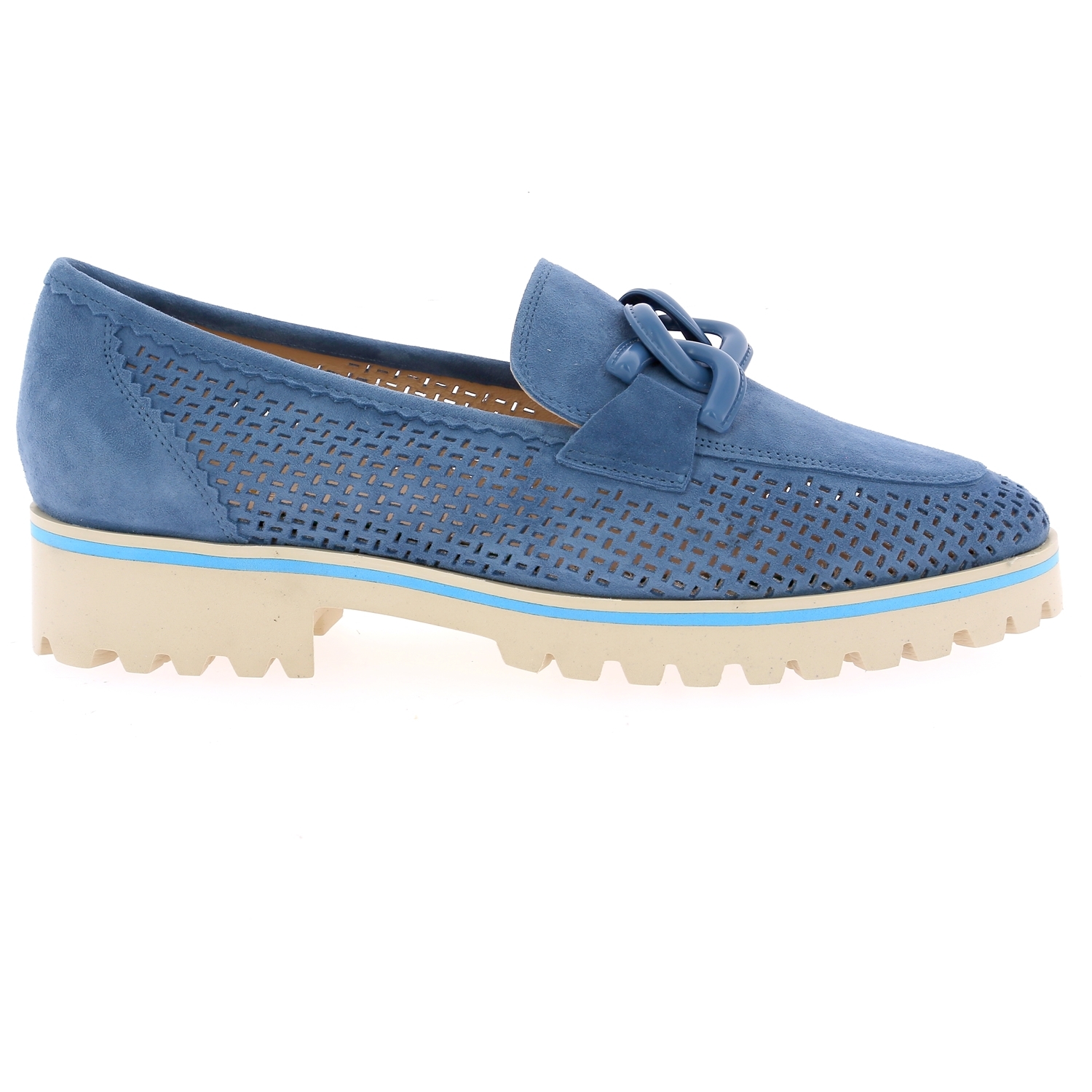 Zoom Gioia moccassins bleu