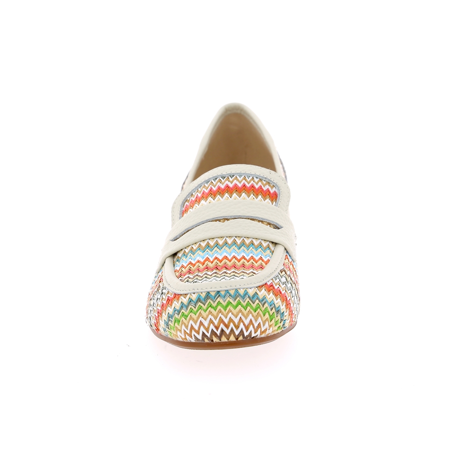 Zoom Gioia moccassins blanc