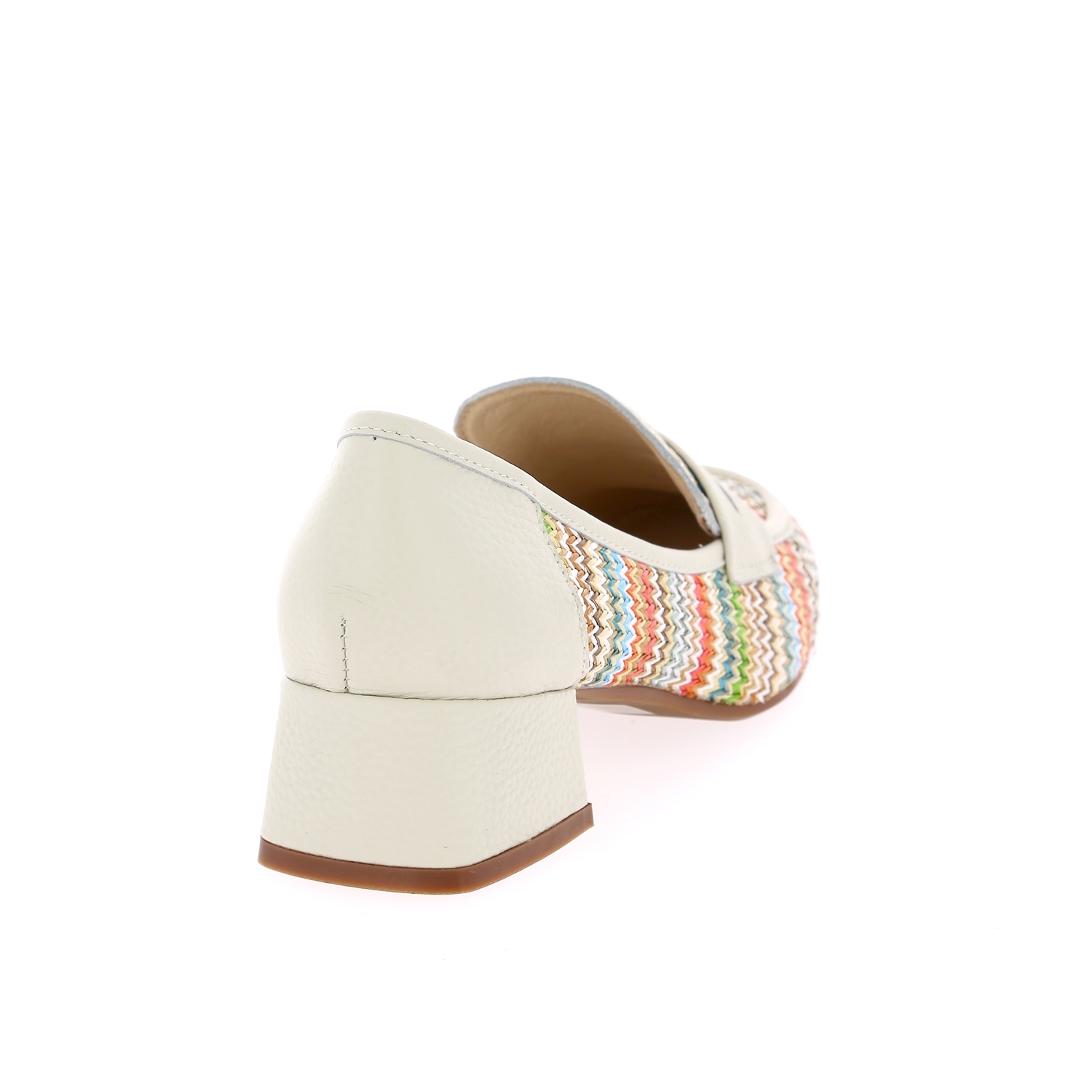 Zoom Gioia moccassins blanc