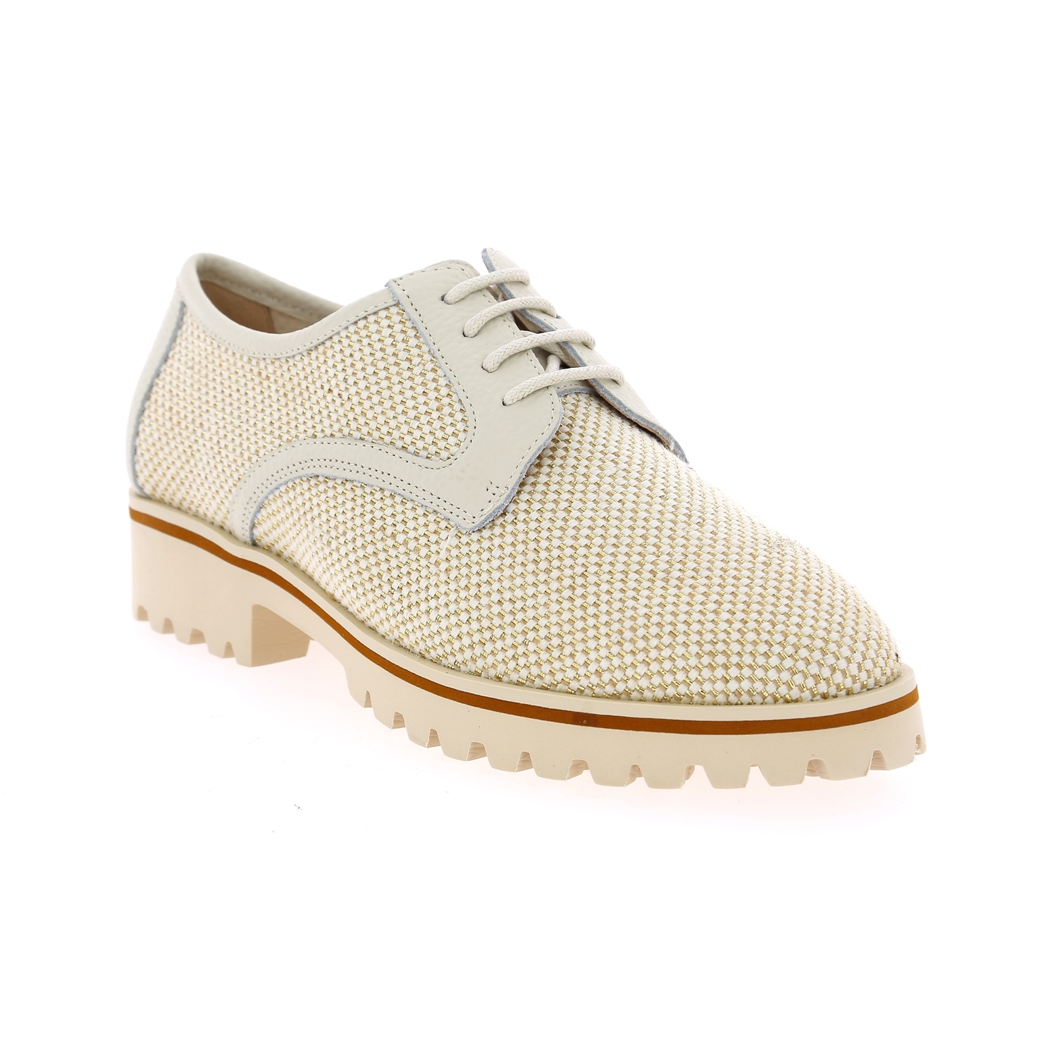 Zoom Gioia veterschoenen beige