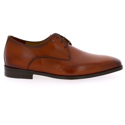 Van Bommel veterschoenen cognac