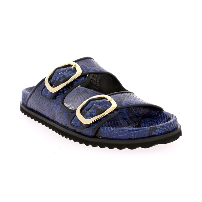 Kirruna muiltjes - slippers blauw blauw