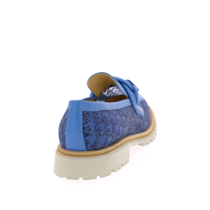 Brunate instappers - instapschoenen blauw blauw