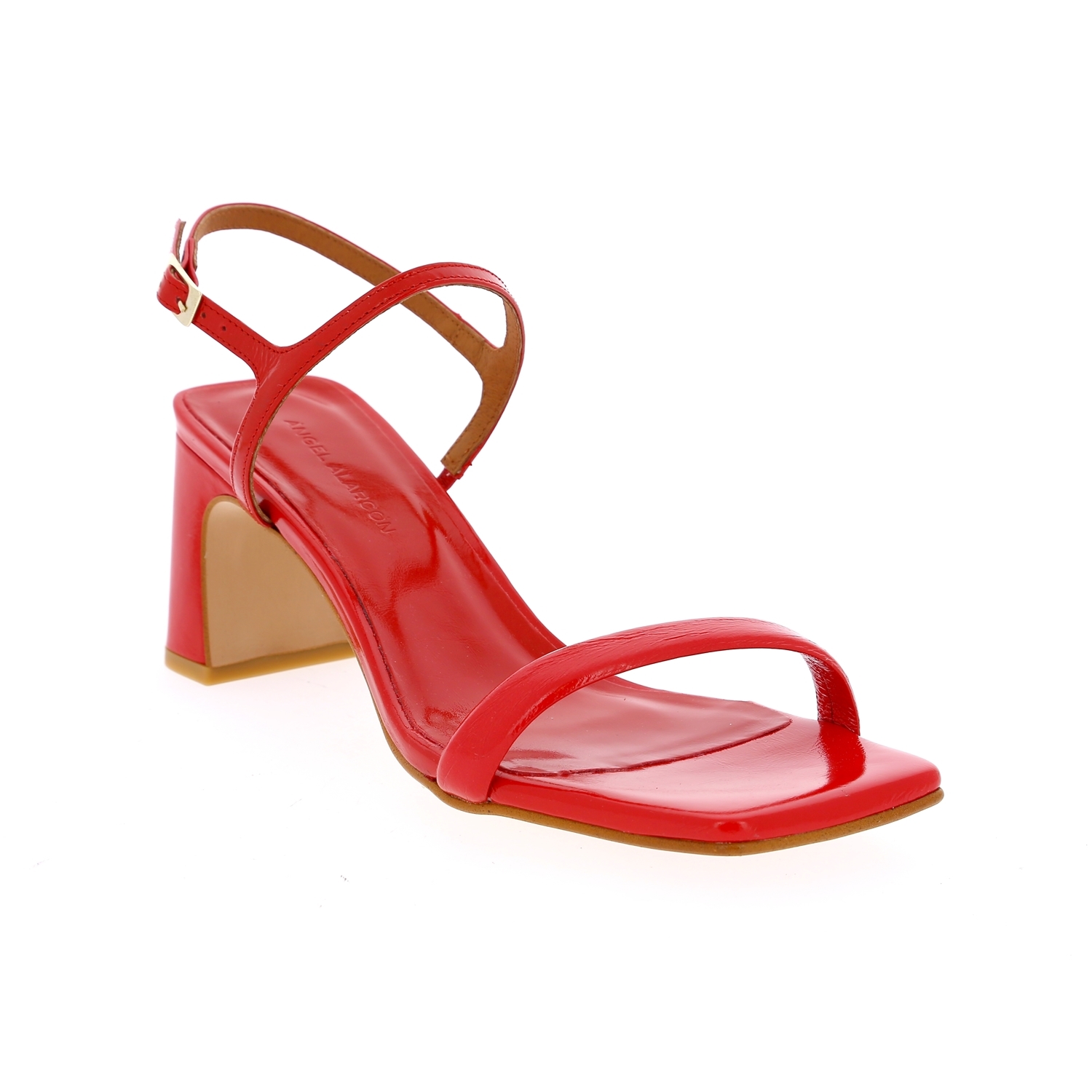 Zoom Angel Alarcon sandales rouge