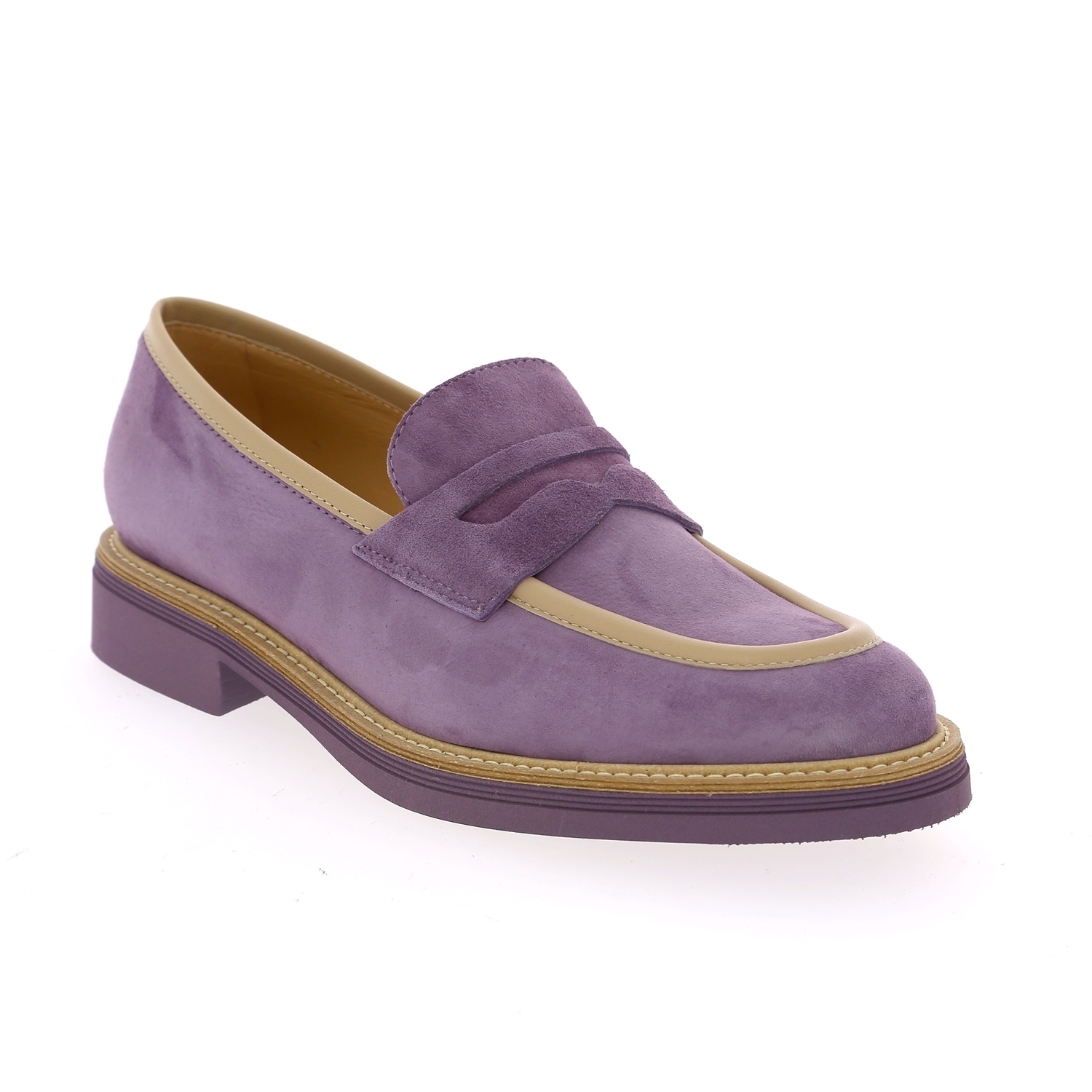 Zoom Luca Grossi moccassins mauve