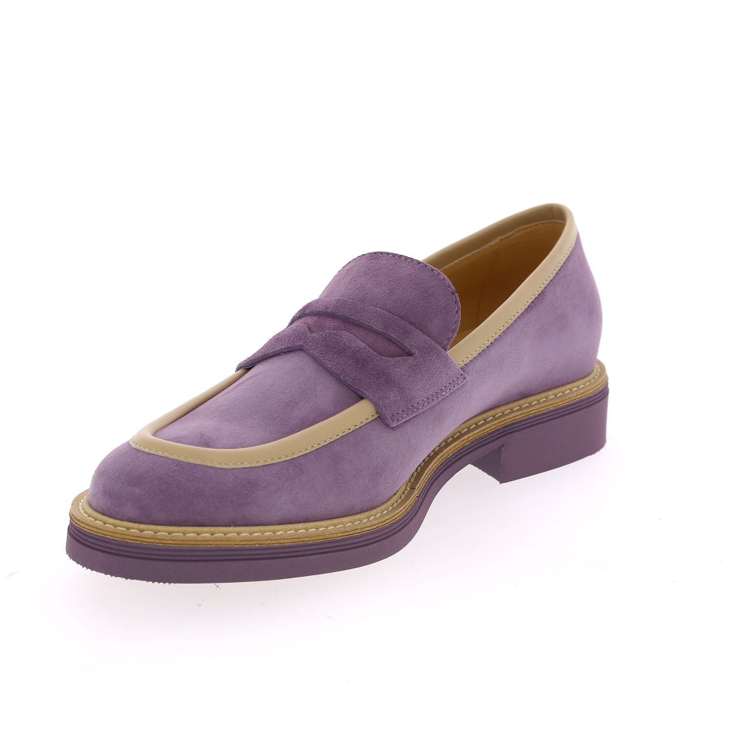 Zoom Luca Grossi moccassins mauve