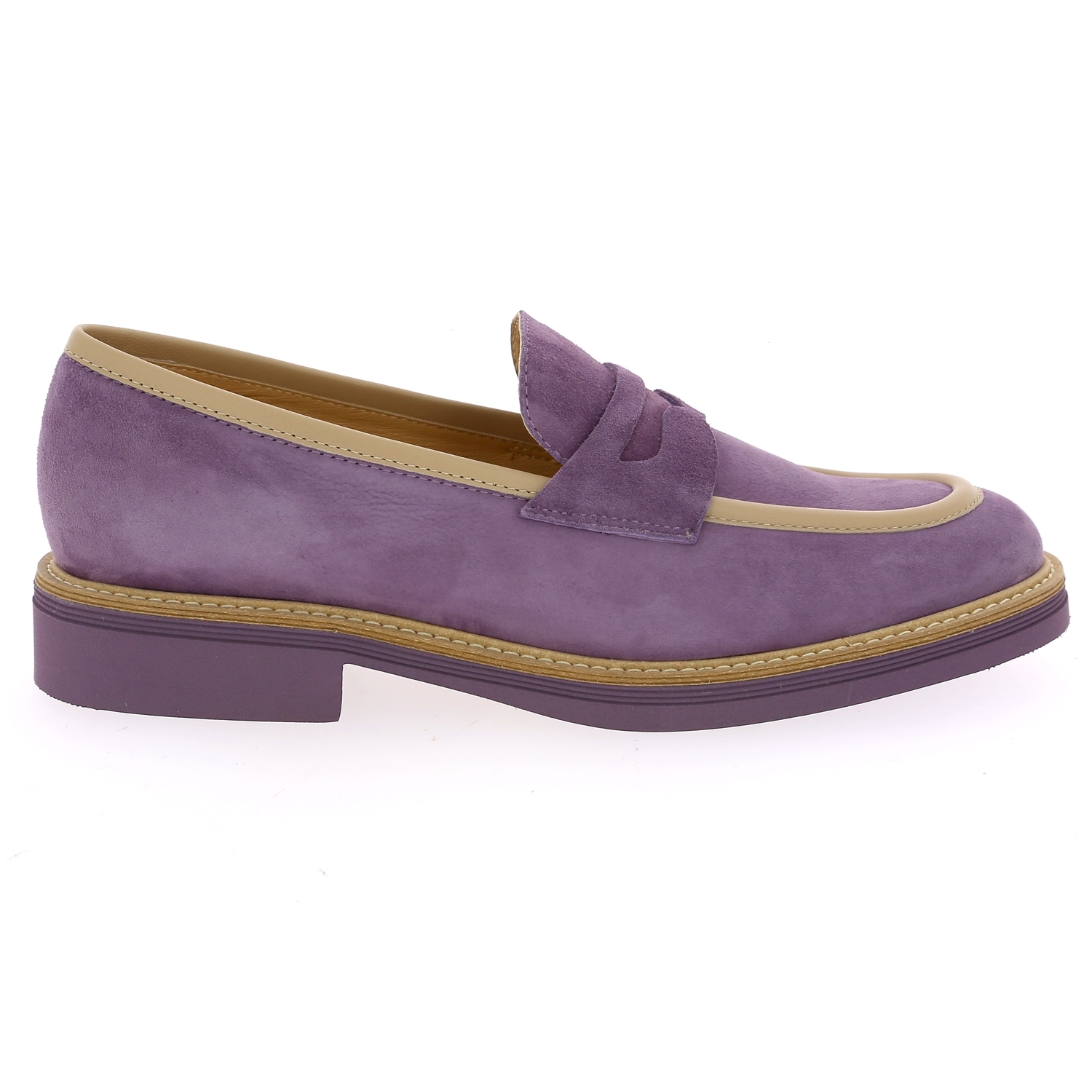 Zoom Luca Grossi moccassins mauve