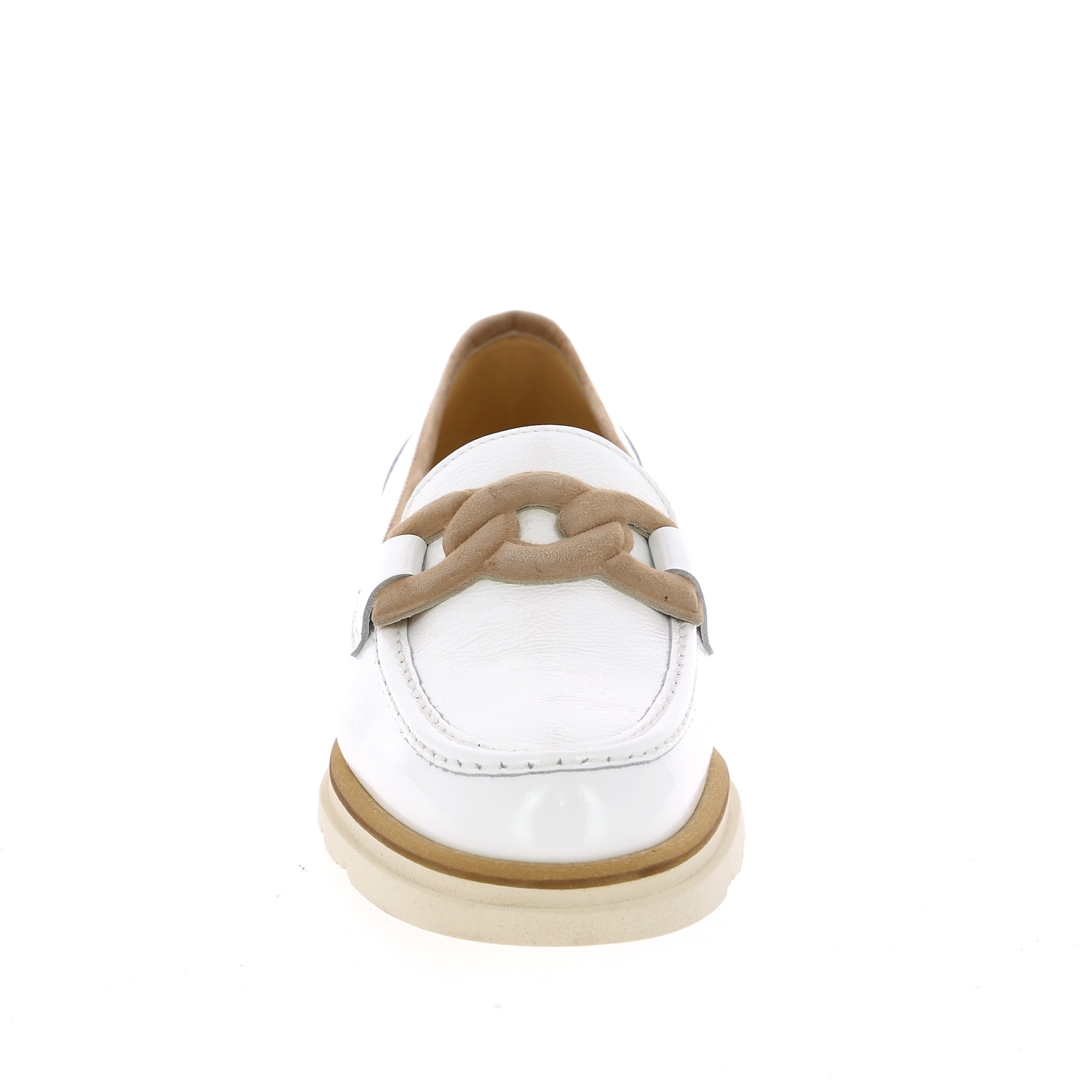 Zoom Luca Grossi moccassins blanc