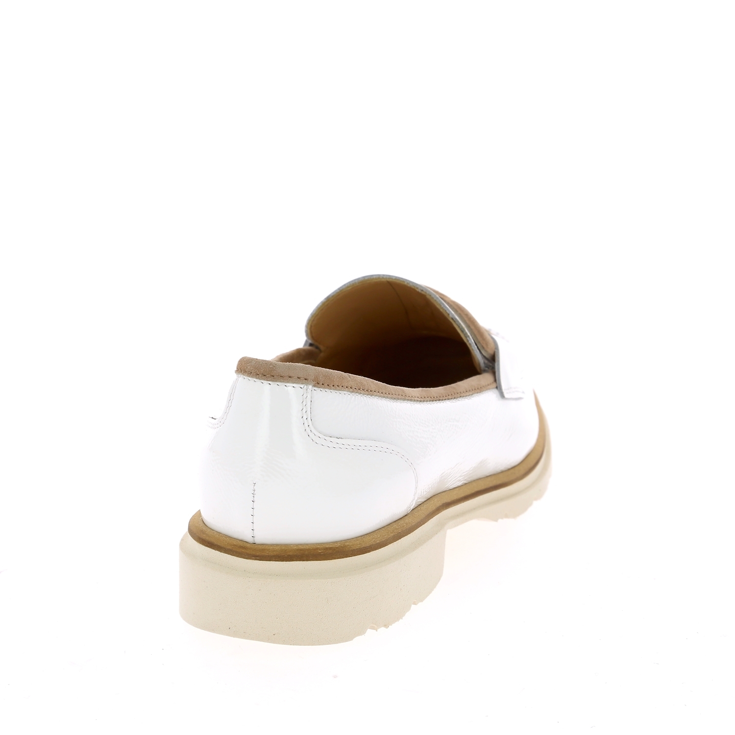 Zoom Luca Grossi moccassins blanc