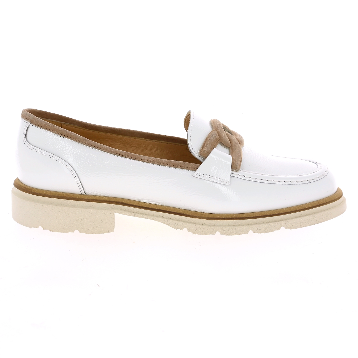 Zoom Luca Grossi moccassins blanc