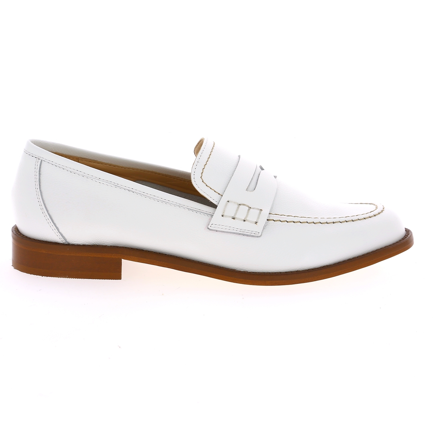 Zoom Luca Grossi moccassins blanc