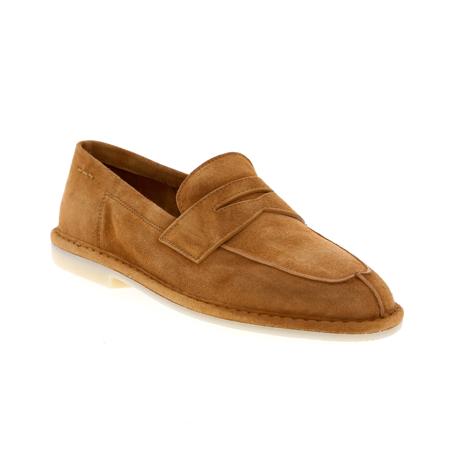 Zoom Rossano Bisconti moccassins camel