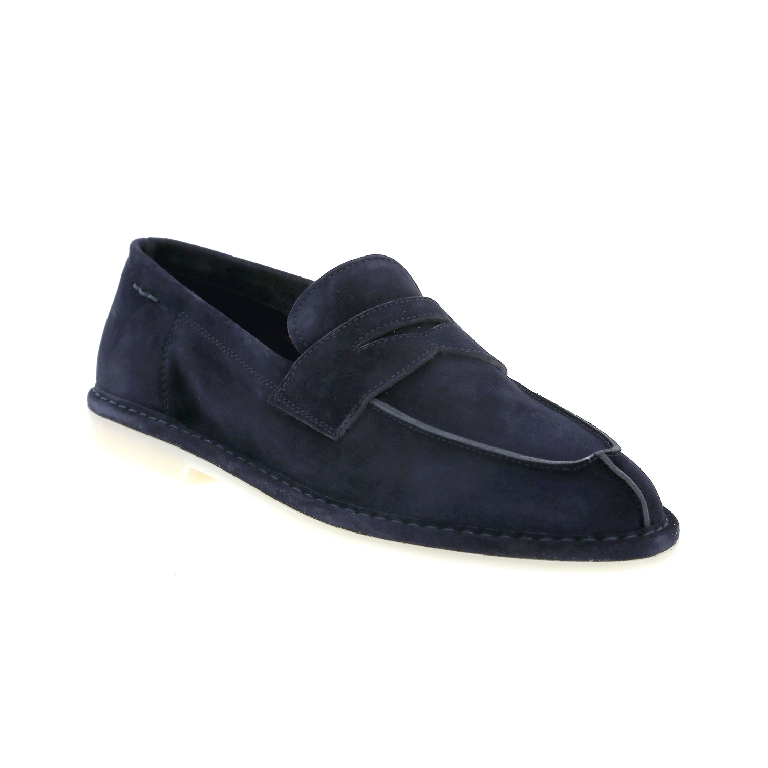 Zoom Rossano Bisconti moccassins bleu