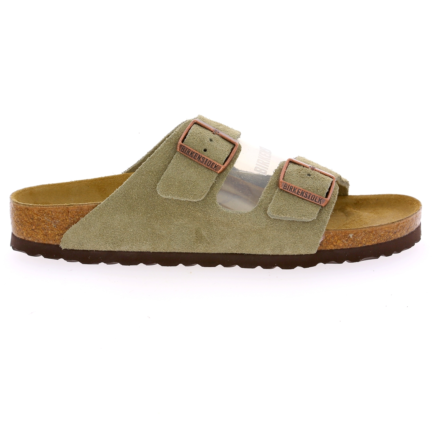 Zoom Birkenstock muiltjes taupe