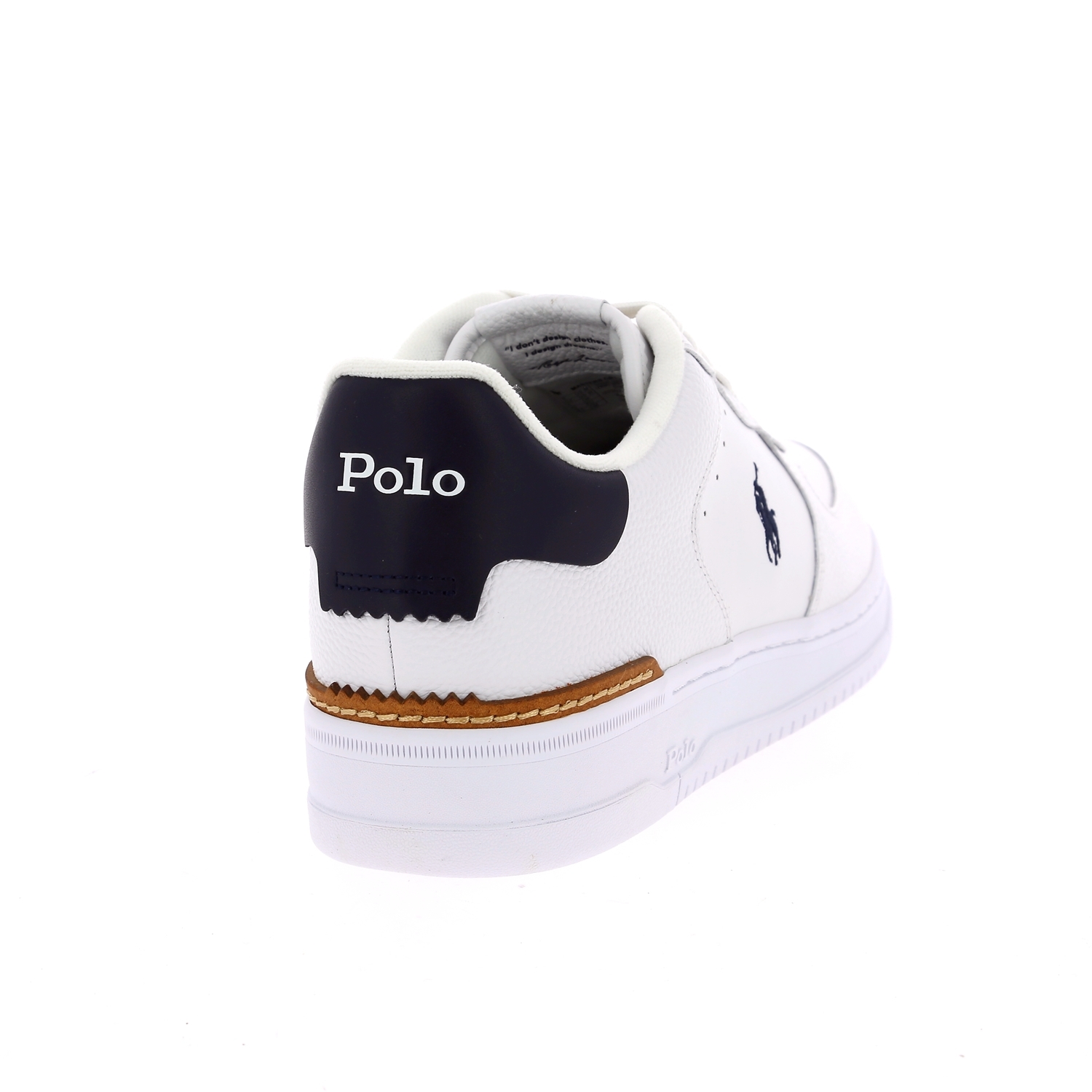 Zoom Ralph Lauren basket blanc