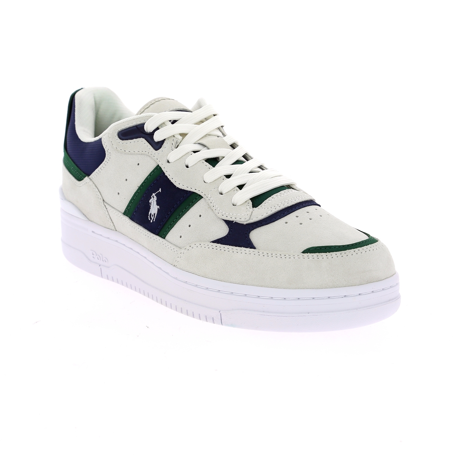 Zoom Ralph Lauren basket blanc