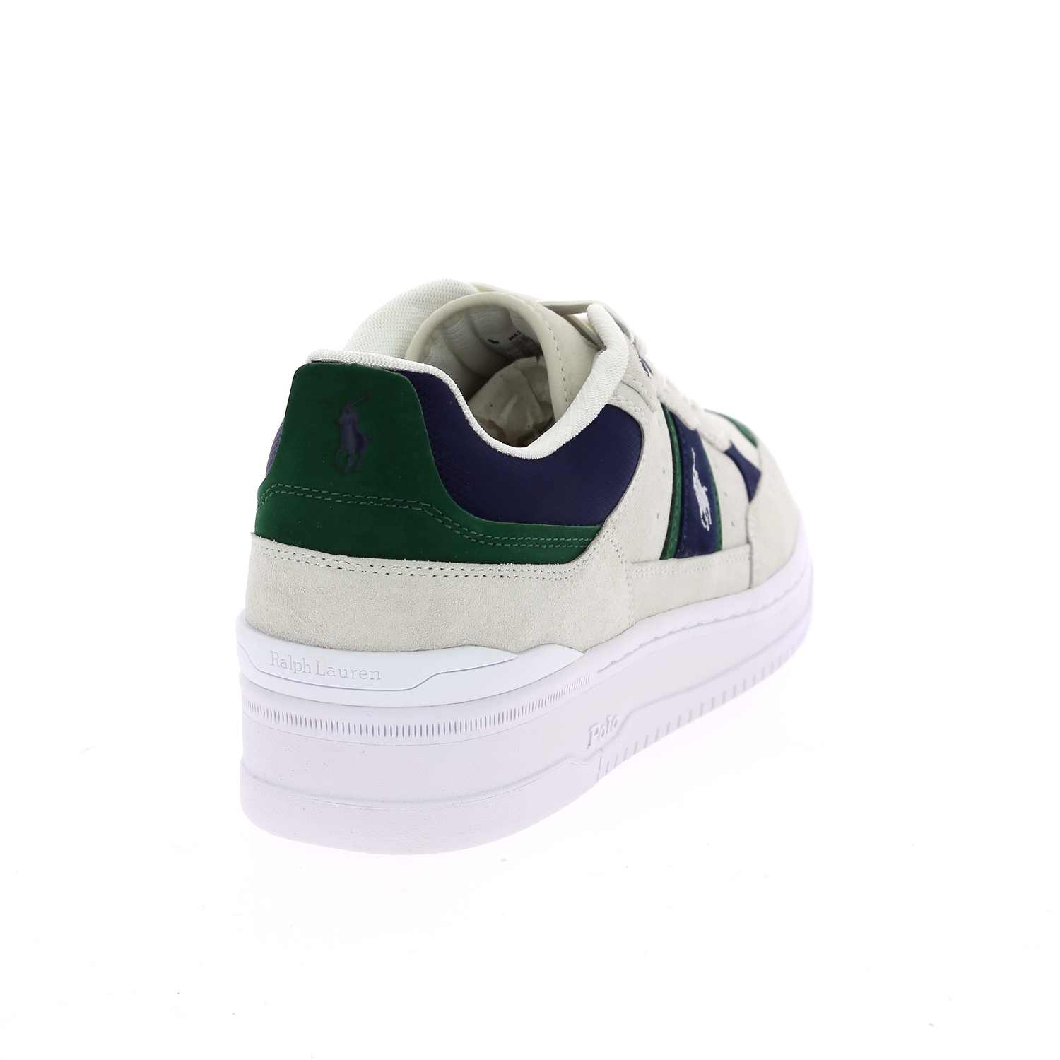 Zoom Ralph Lauren basket blanc