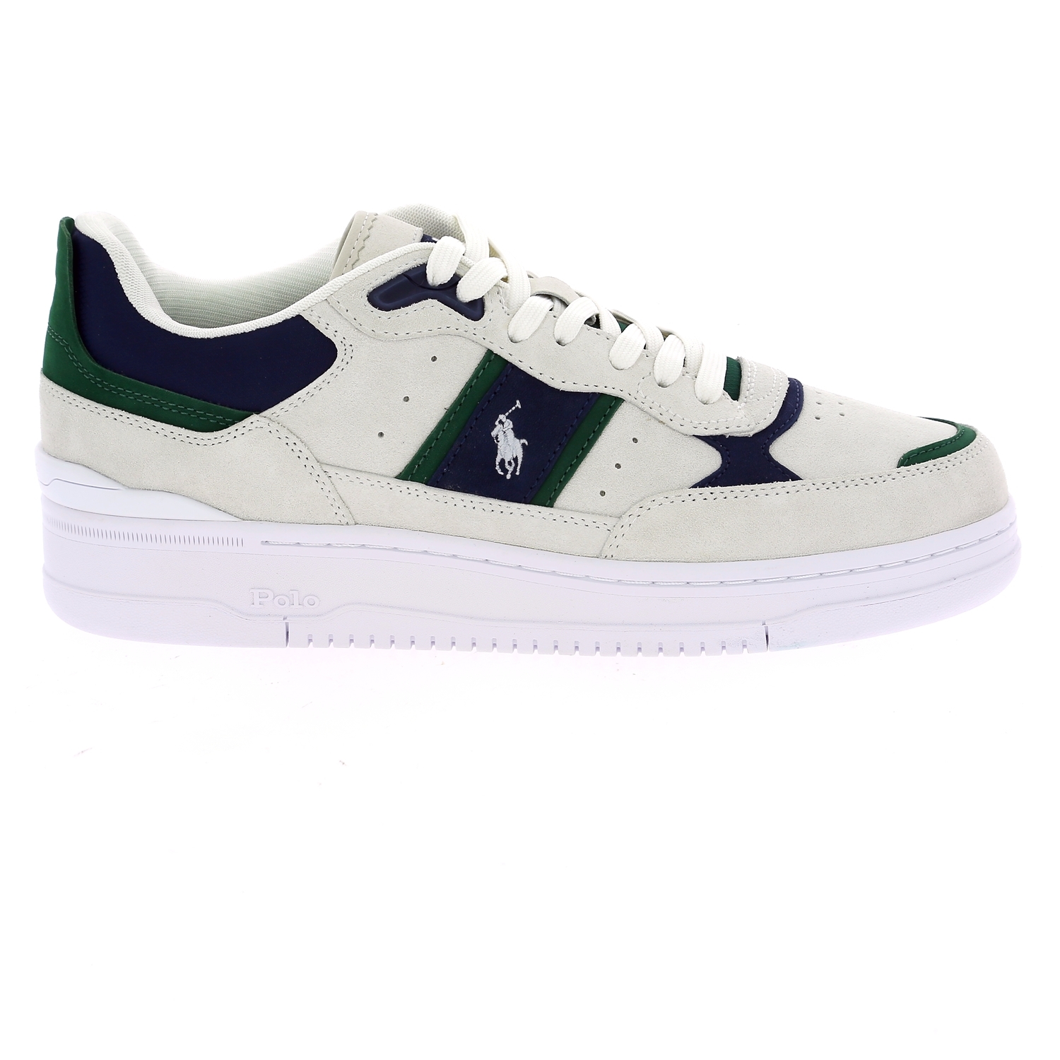 Zoom Ralph Lauren basket blanc