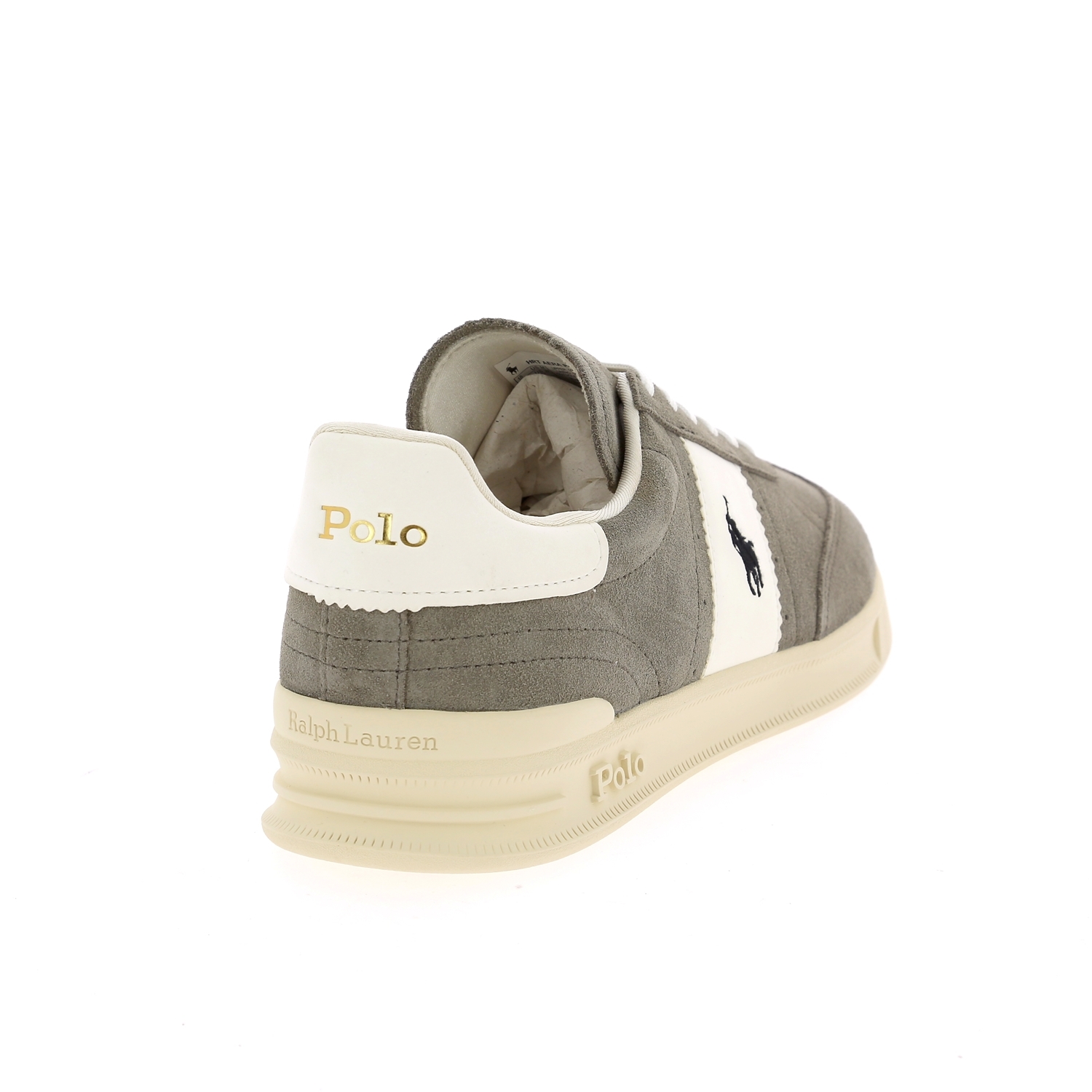 Zoom Ralph Lauren basket gris