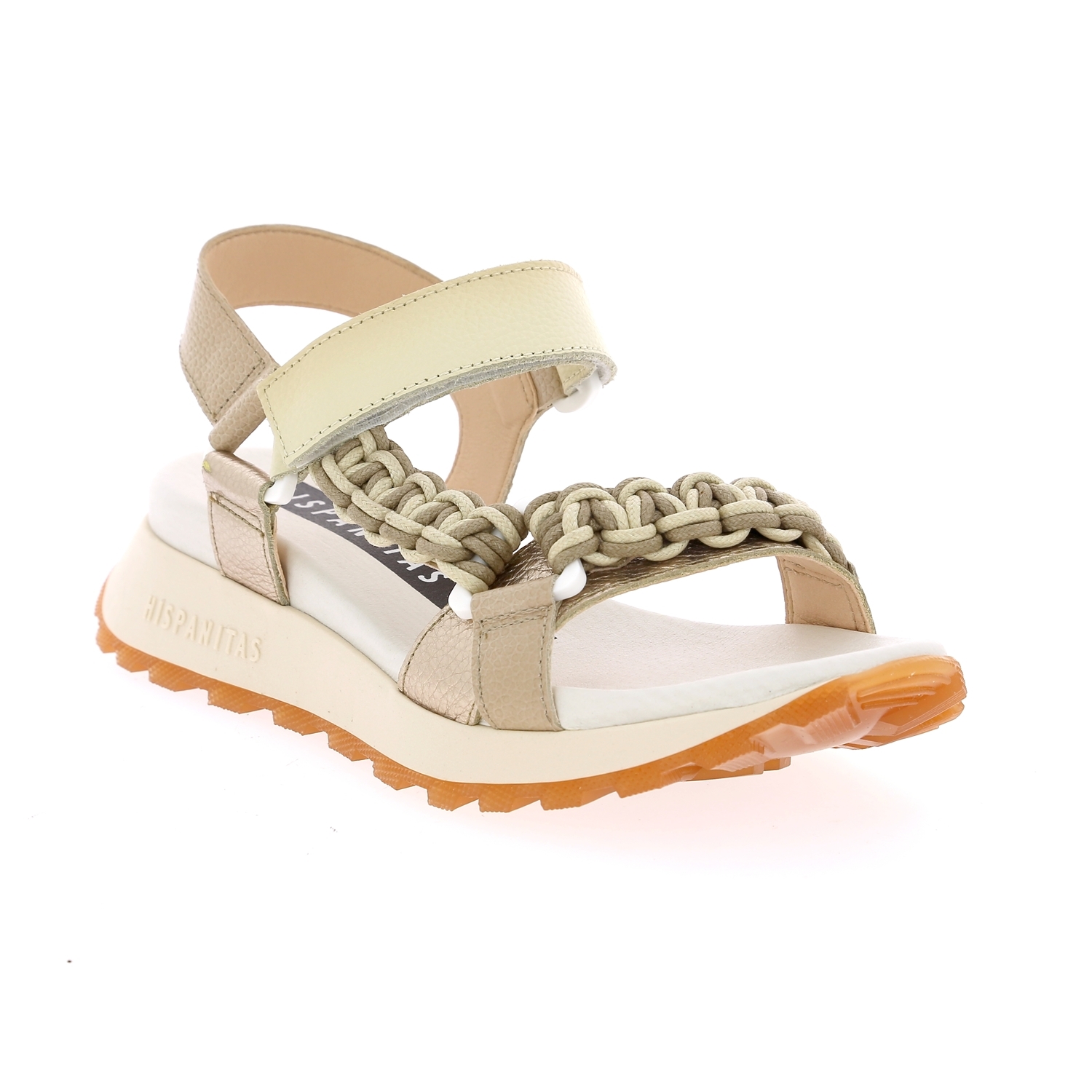 Zoom Hispanitas sandales blanc