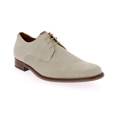 Floris Van Bommel veterschoenen beige