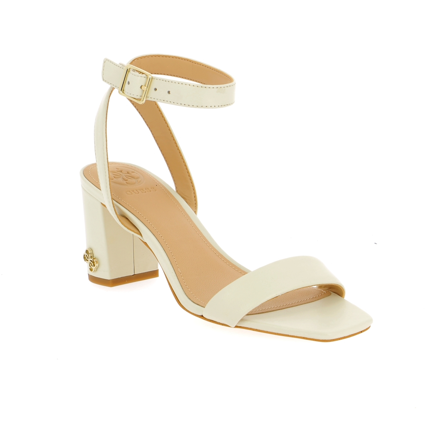 Zoom Guess sandales blanc