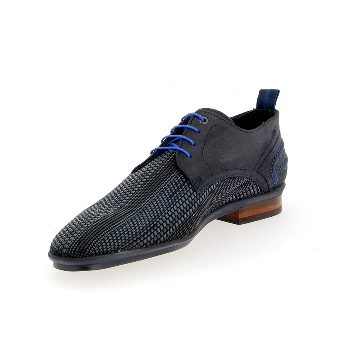 Floris Van Bommel veterschoenen blauw blauw