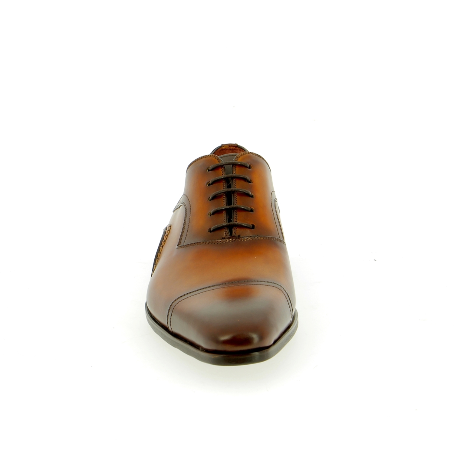 Zoom Magnanni veterschoenen cognac