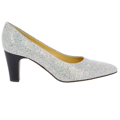 Brunate pumps zilver