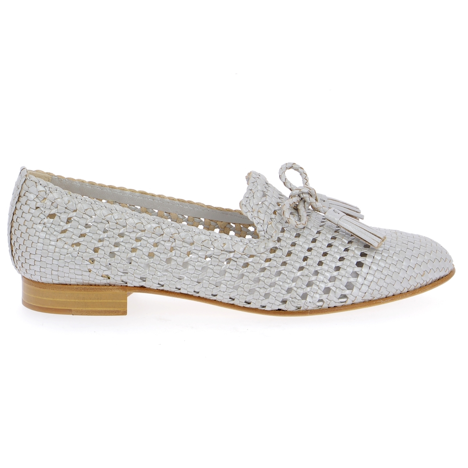 Zoom Pertini moccassins argent