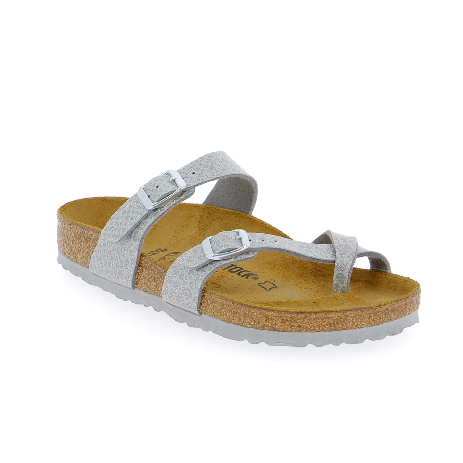 Zoom Birkenstock mulles argent