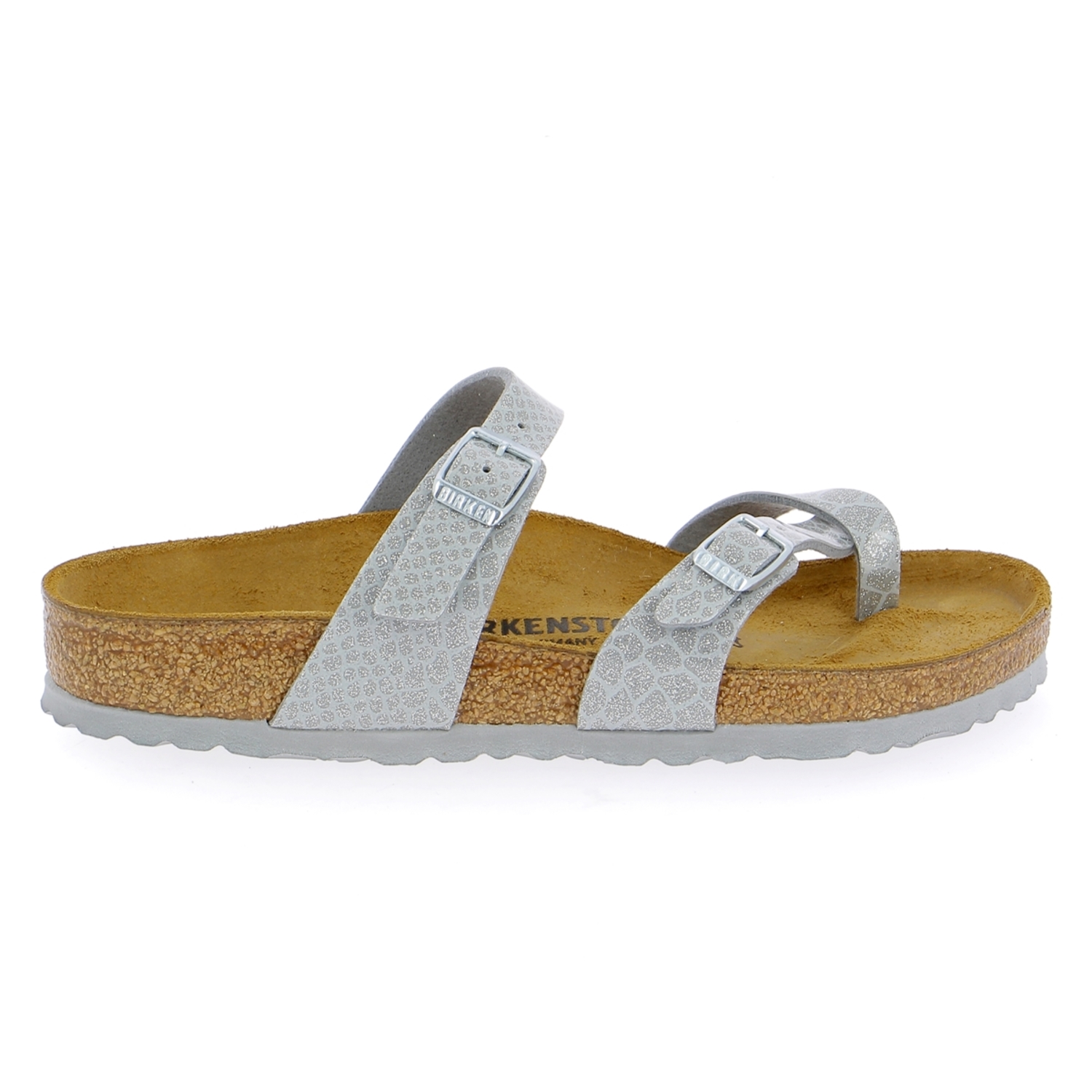 Zoom Birkenstock mulles argent