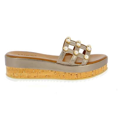 Inuovo muiltjes - slippers goud