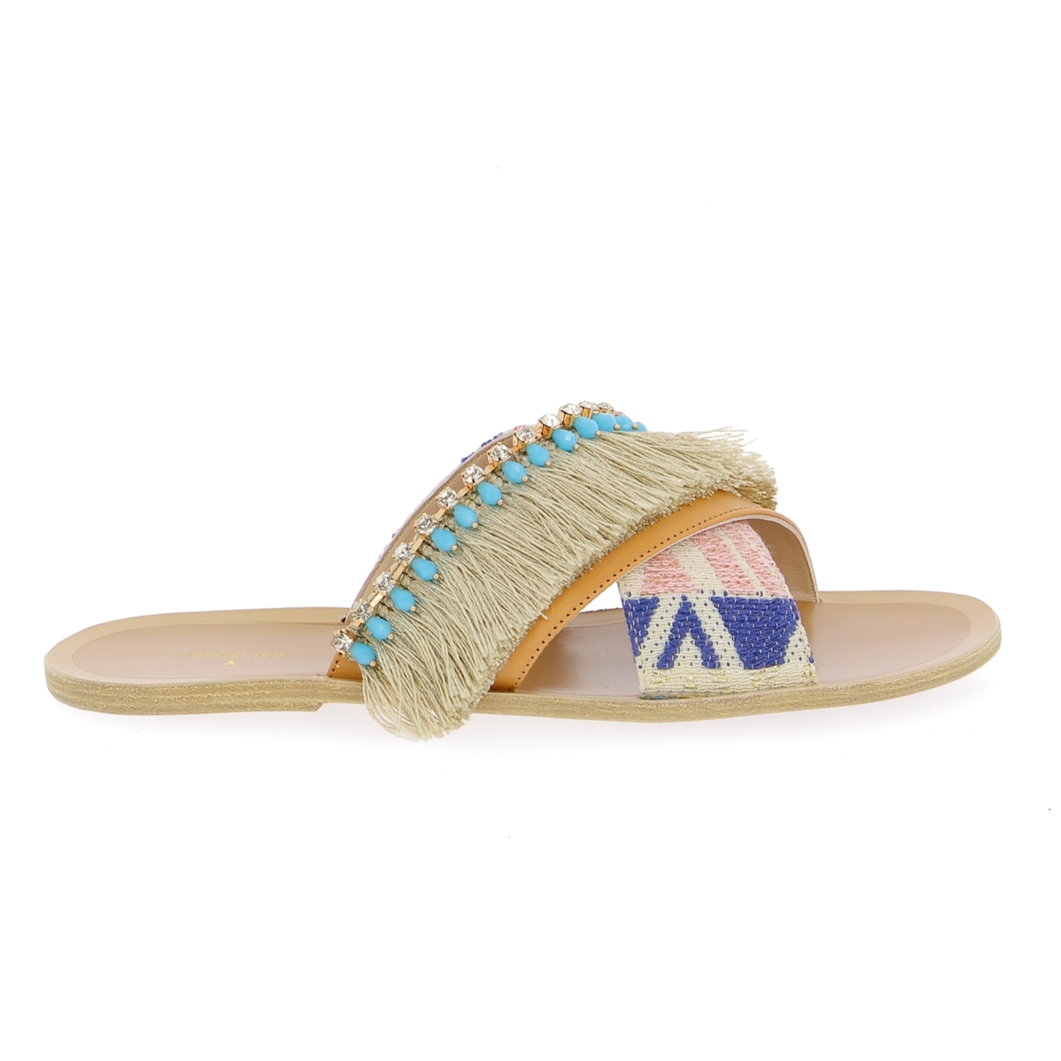 Zoom Patrizia Pepe muiltjes - slippers blauw