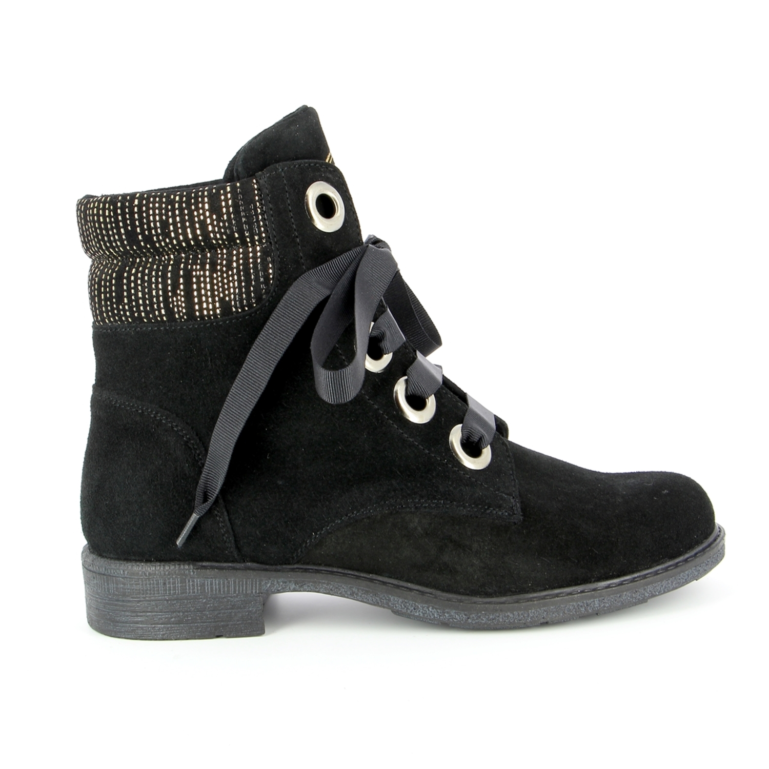 Zoom River Wood bottines noir