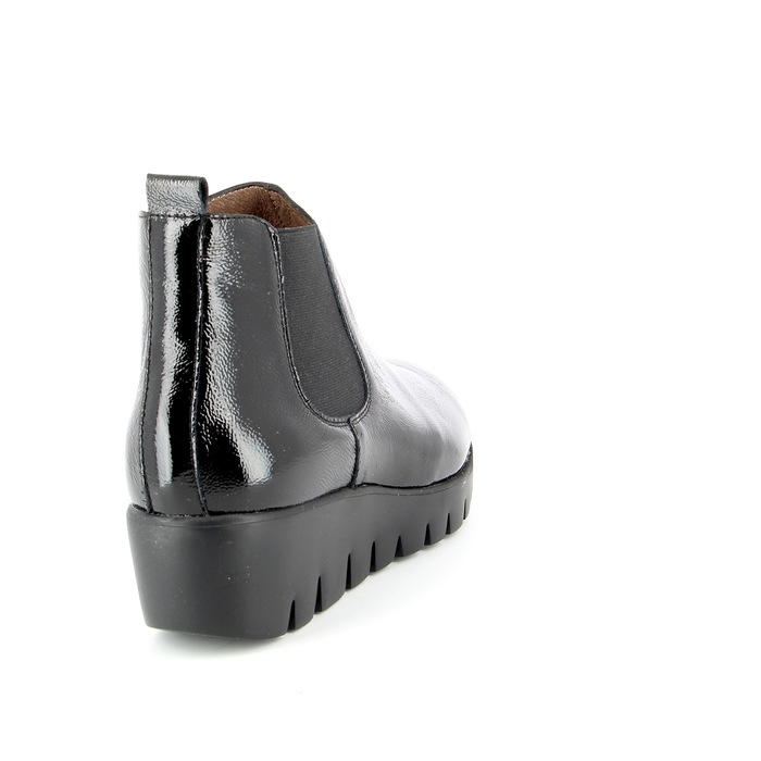 Wonders boots zwart zwart