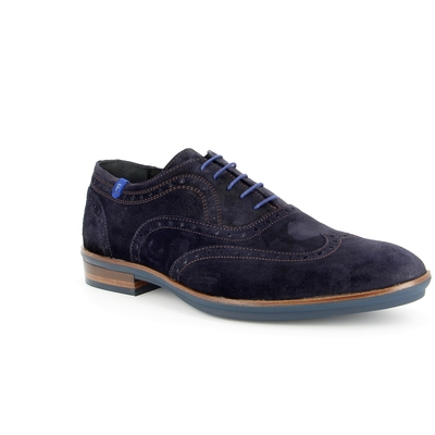 Floris Van Bommel veterschoenen blauw