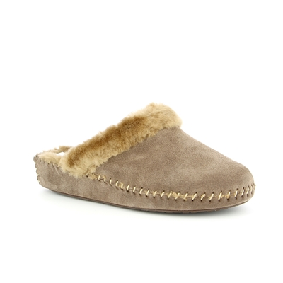 Cypres pantoffels beige